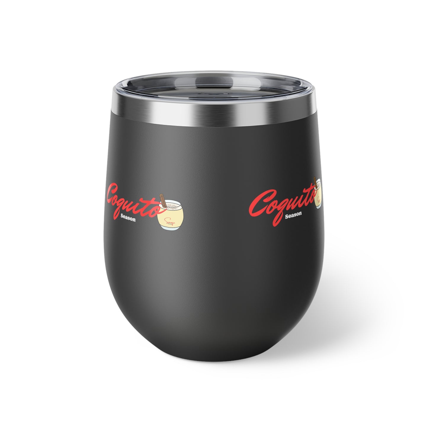 Coquito Season - Copper Vacuum Insulated Cup, 12oz