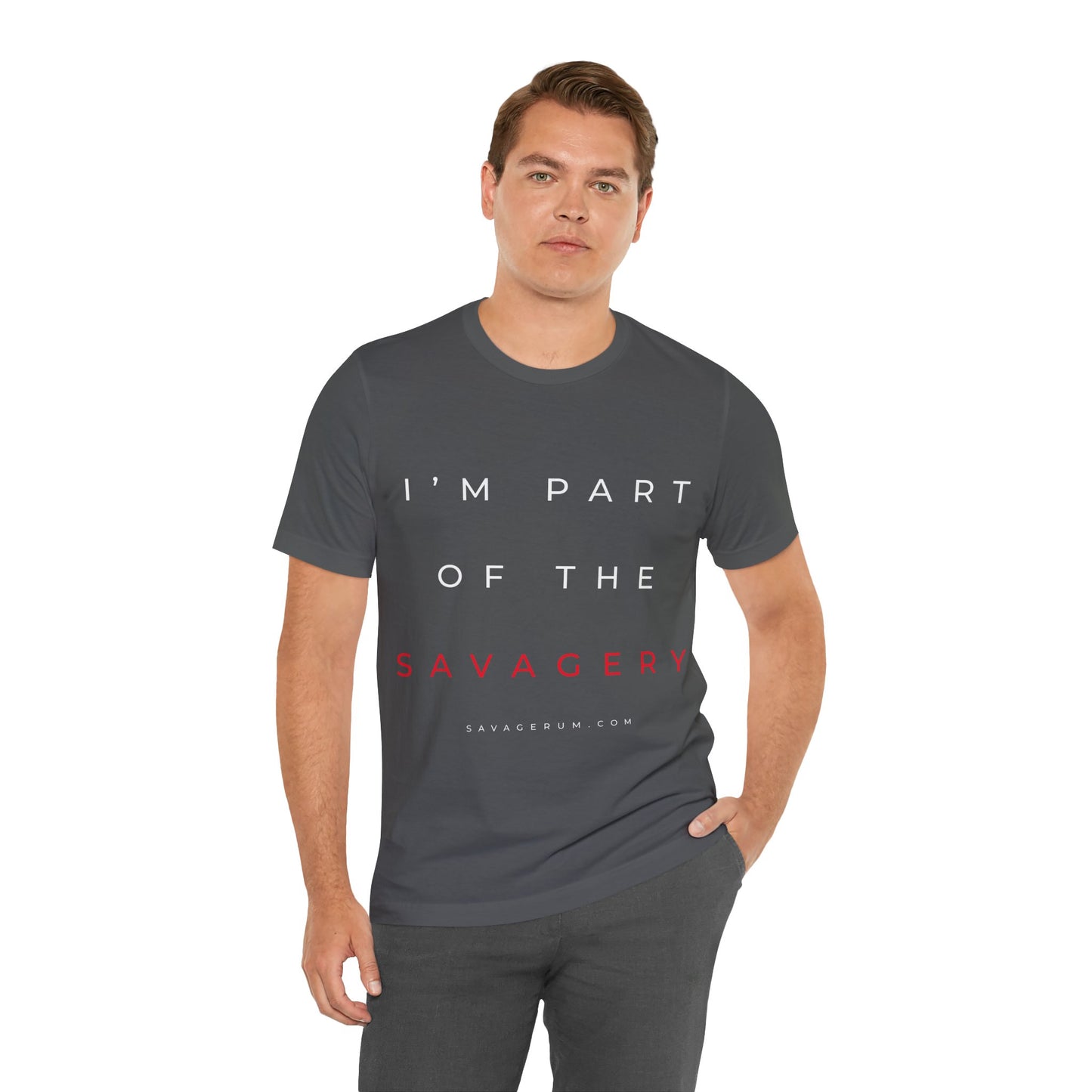 I'm Part of the Savagery - alternate - Unisex Jersey Short Sleeve Tee