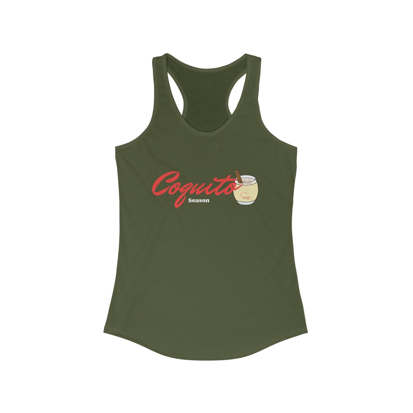 Coquito Season - Women's Ideal Racerback Tank