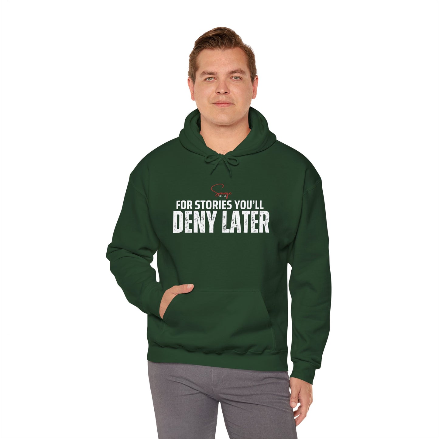 For Stories You'll Deny Later - Unisex Heavy Blend™ Hooded Sweatshirt