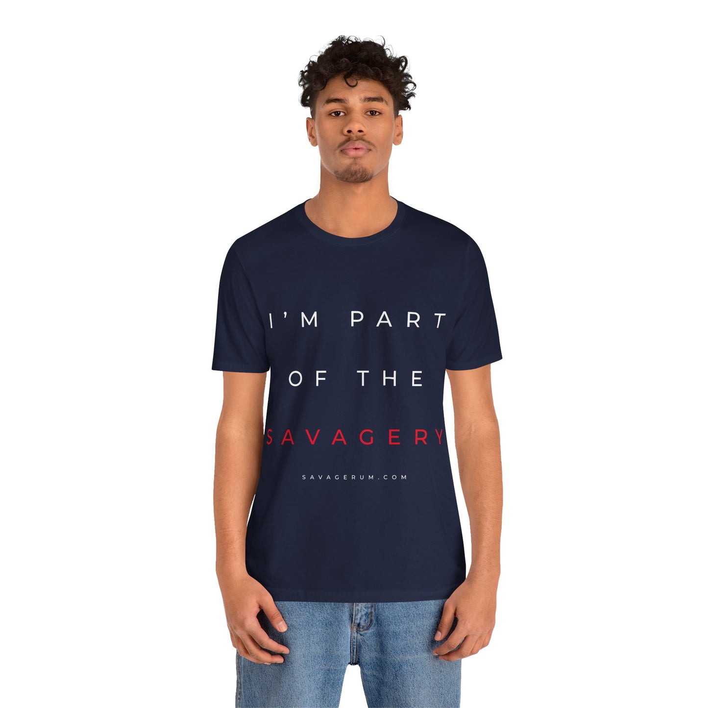 I'm Part of the Savagery - alternate - Unisex Jersey Short Sleeve Tee