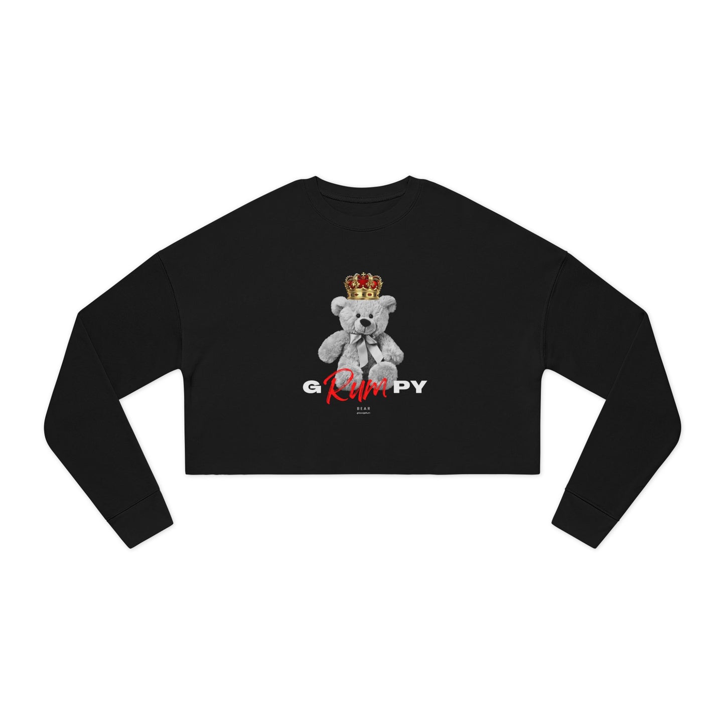 gRUMpy Bear - Women's Cropped Sweatshirt