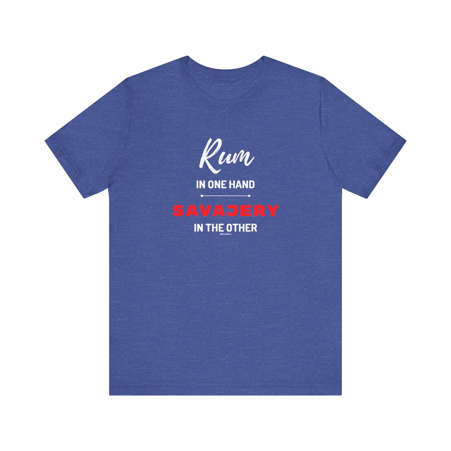 Savaje Rum 'Rum in One Hand, Savajery in the Other' T-Shirt