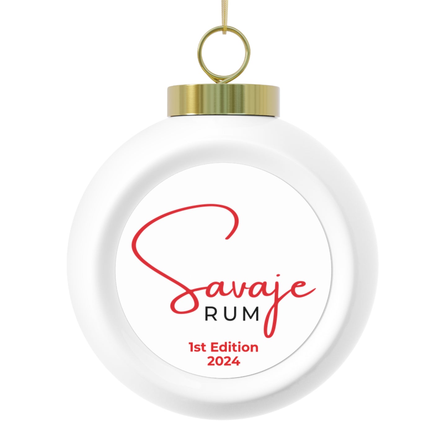 Christmas Ball Ornament - Savaje Rum 1st Edition 2024