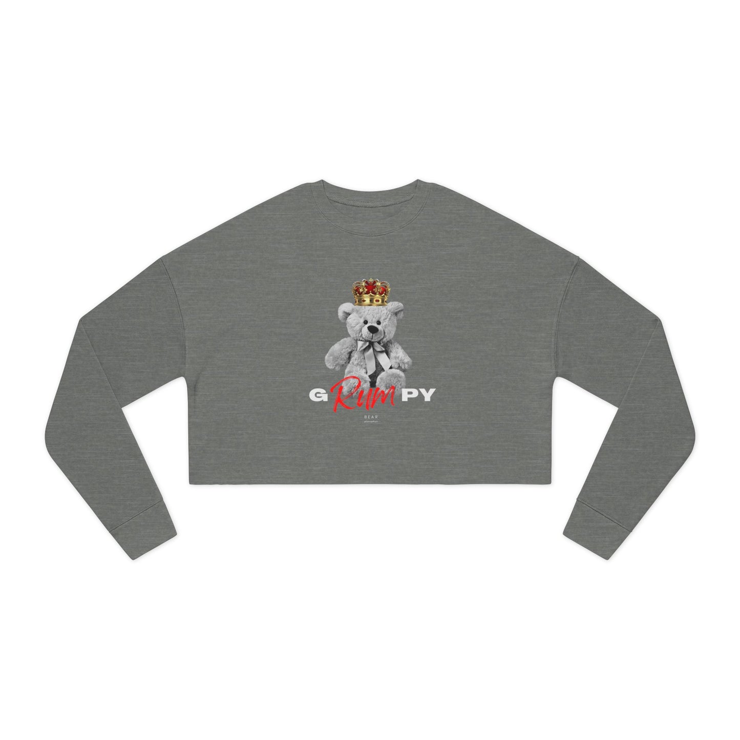 gRUMpy Bear - Women's Cropped Sweatshirt