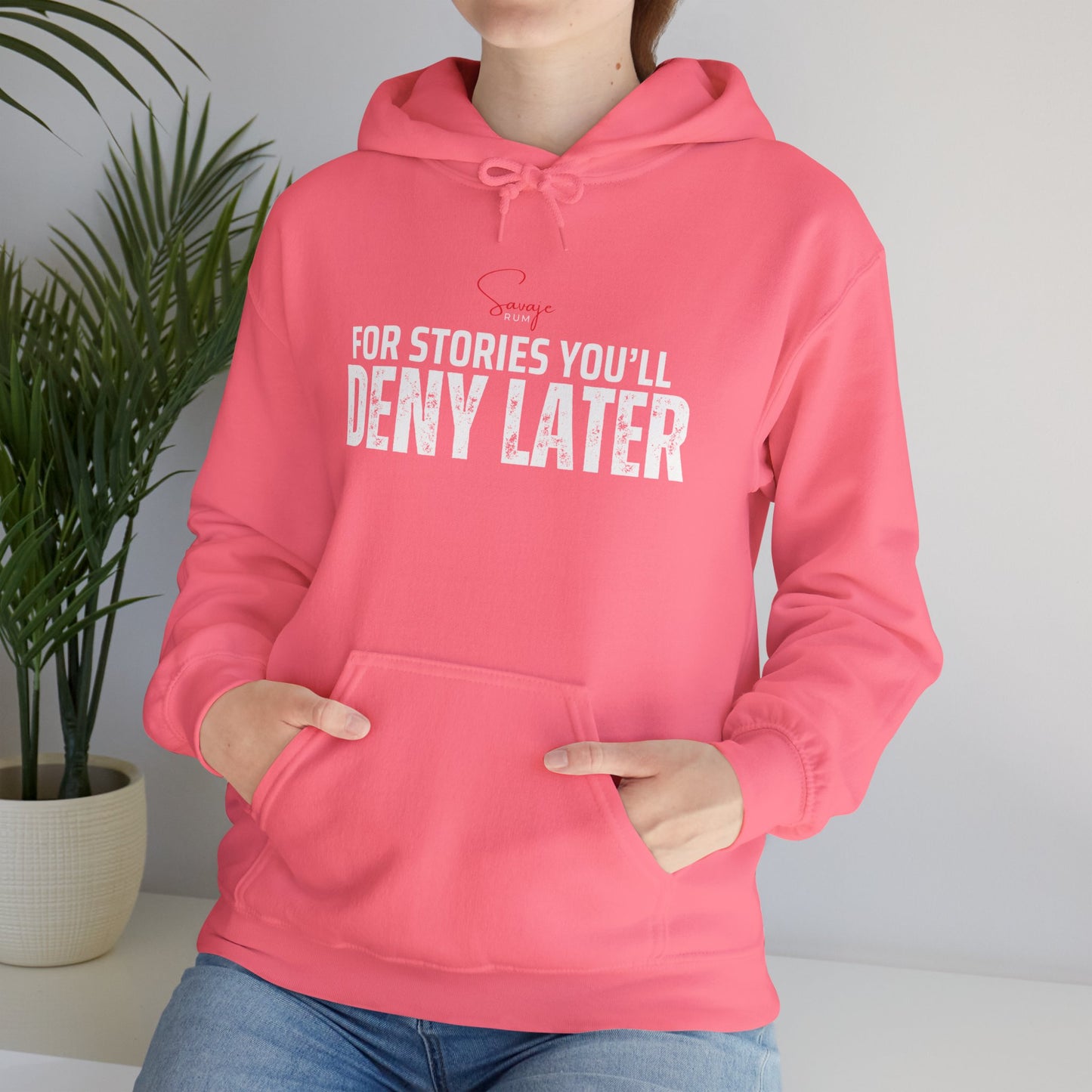 For Stories You'll Deny Later - Unisex Heavy Blend™ Hooded Sweatshirt