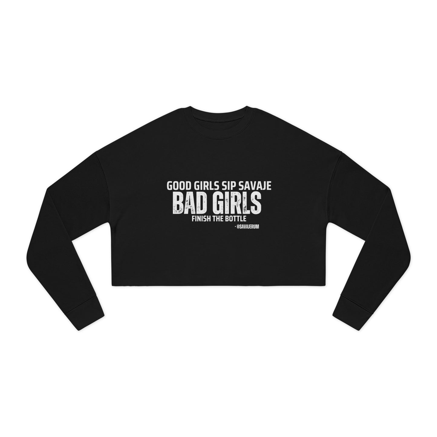 Good Girls Sip - Women's Cropped Sweatshirt