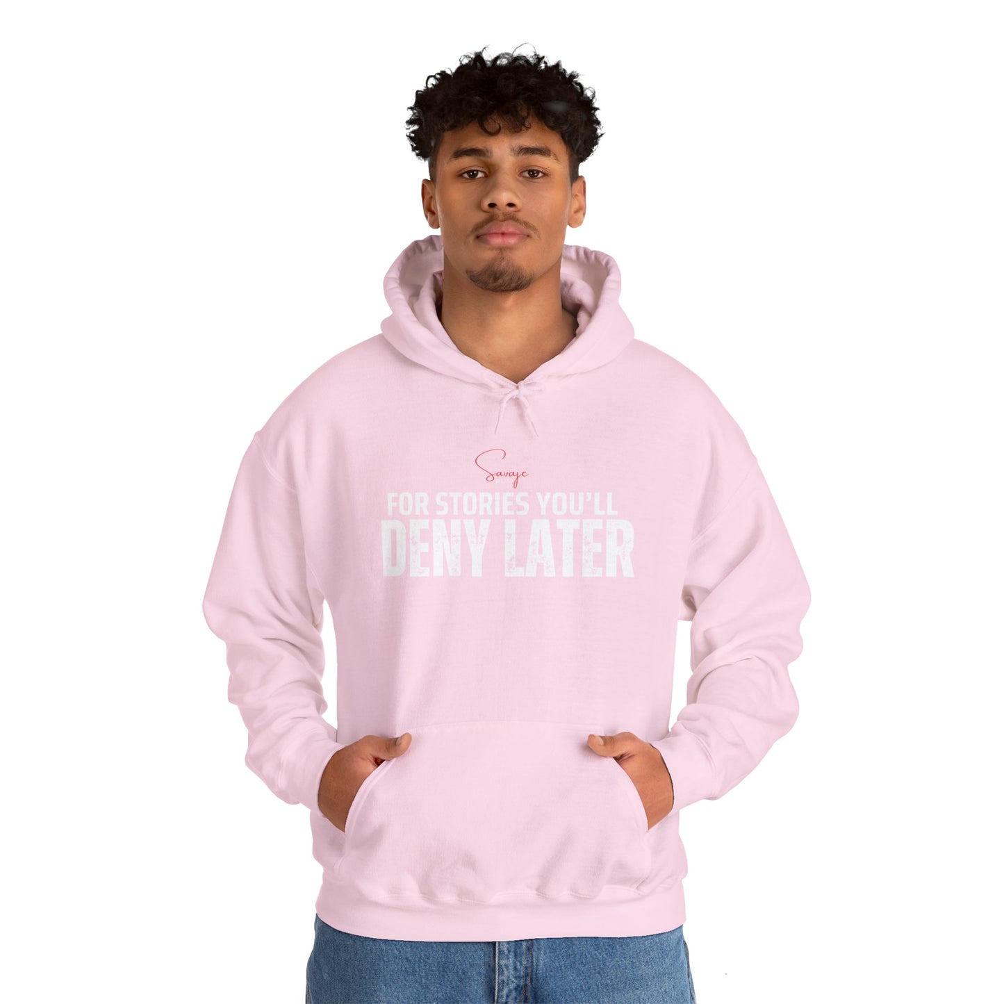 For Stories You'll Deny Later - Unisex Heavy Blend™ Hooded Sweatshirt