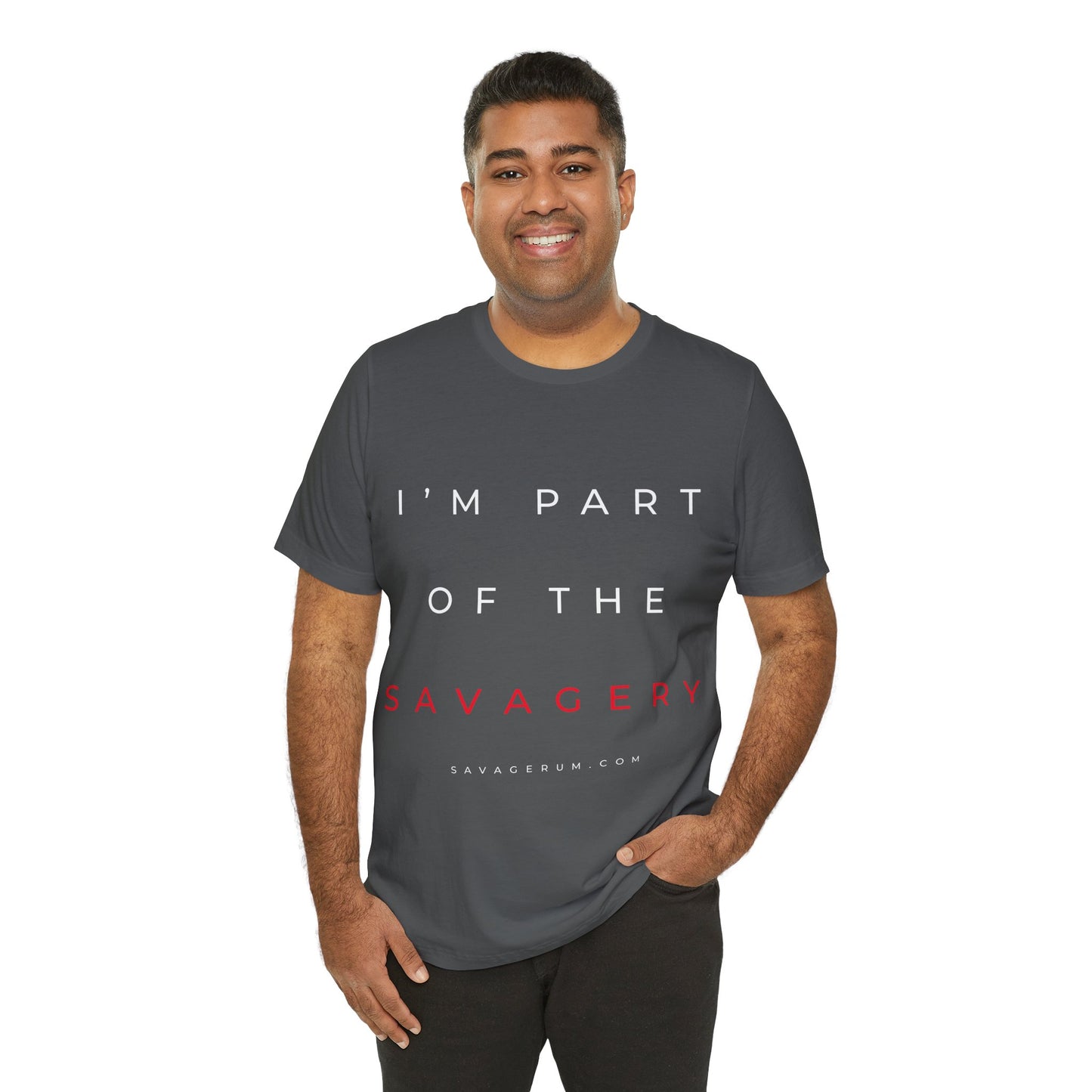 I'm Part of the Savagery - alternate - Unisex Jersey Short Sleeve Tee