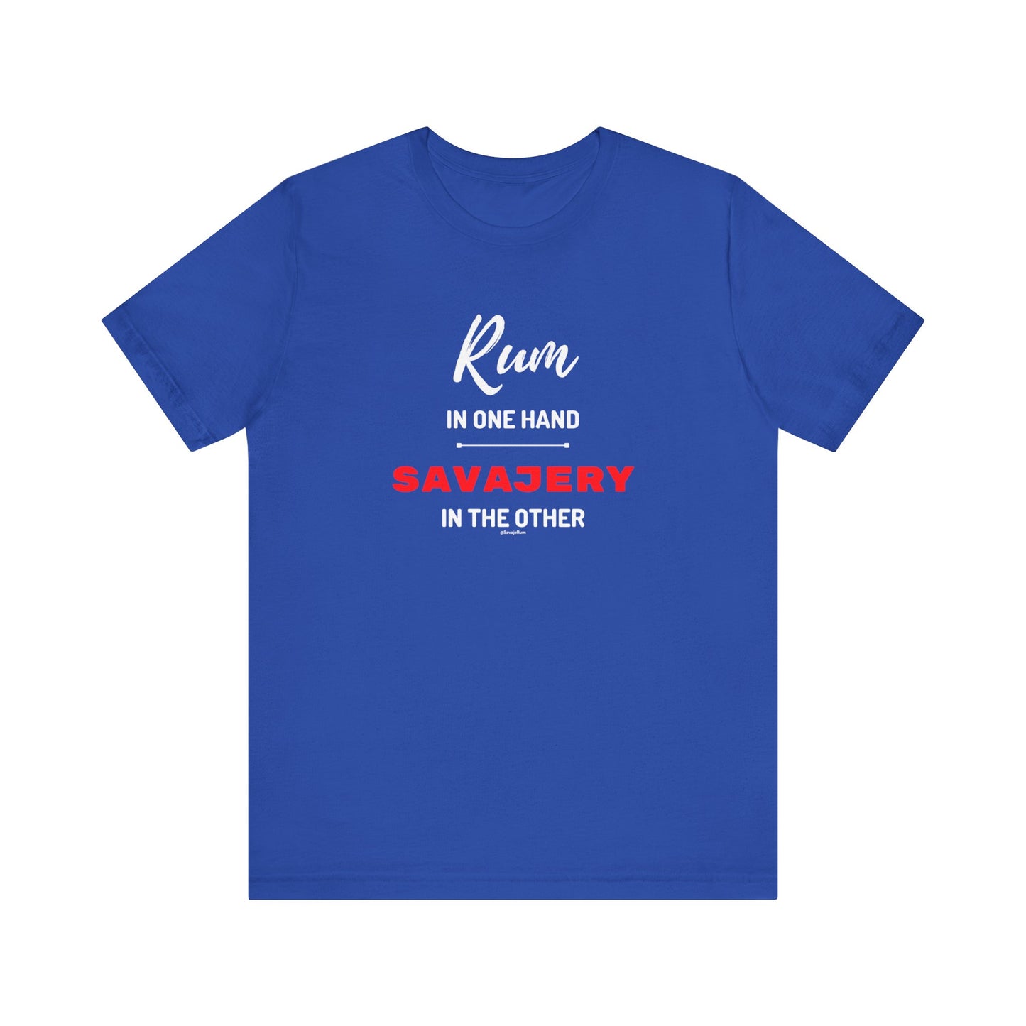 Savaje Rum 'Rum in One Hand, Savajery in the Other' T-Shirt