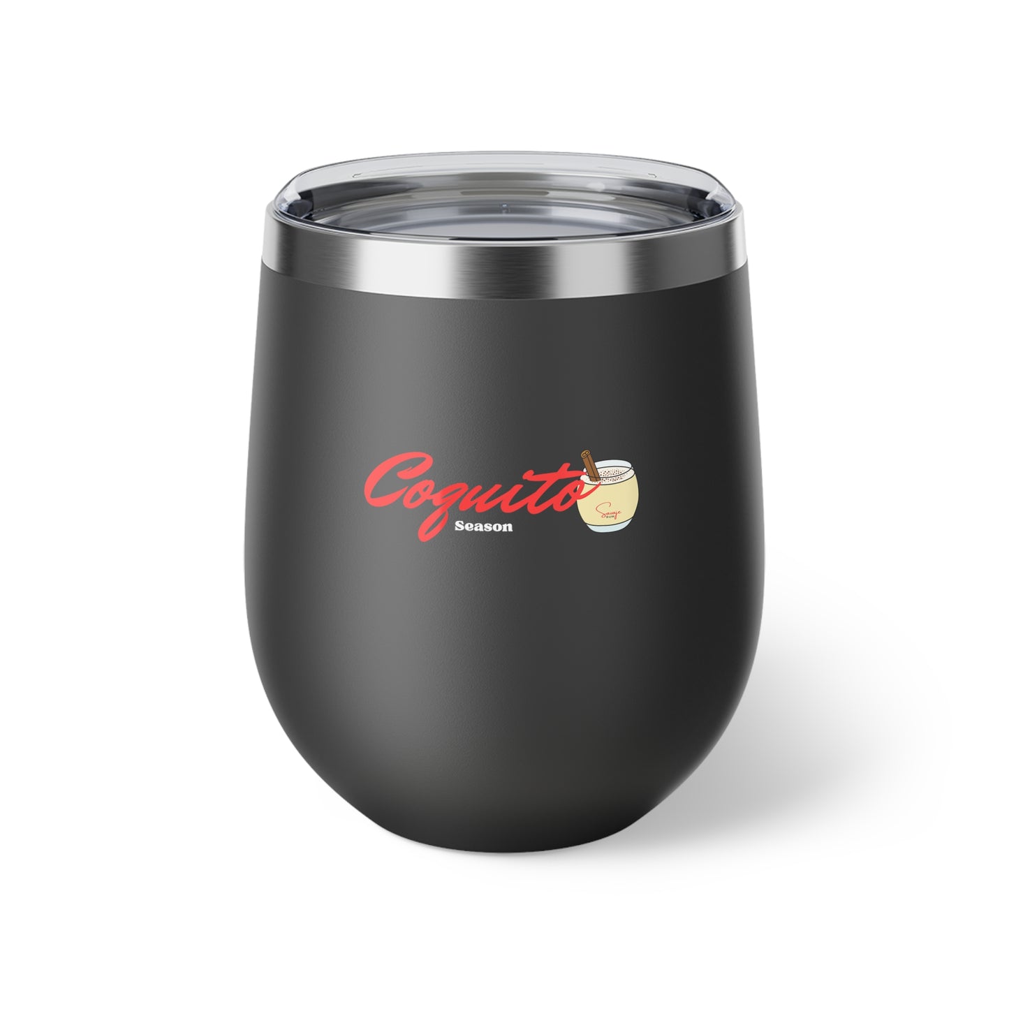 Coquito Season - Copper Vacuum Insulated Cup, 12oz