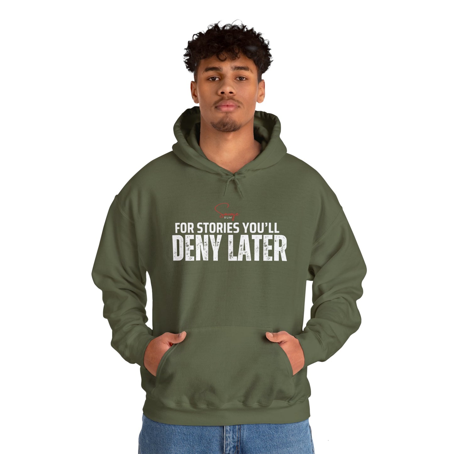 For Stories You'll Deny Later - Unisex Heavy Blend™ Hooded Sweatshirt