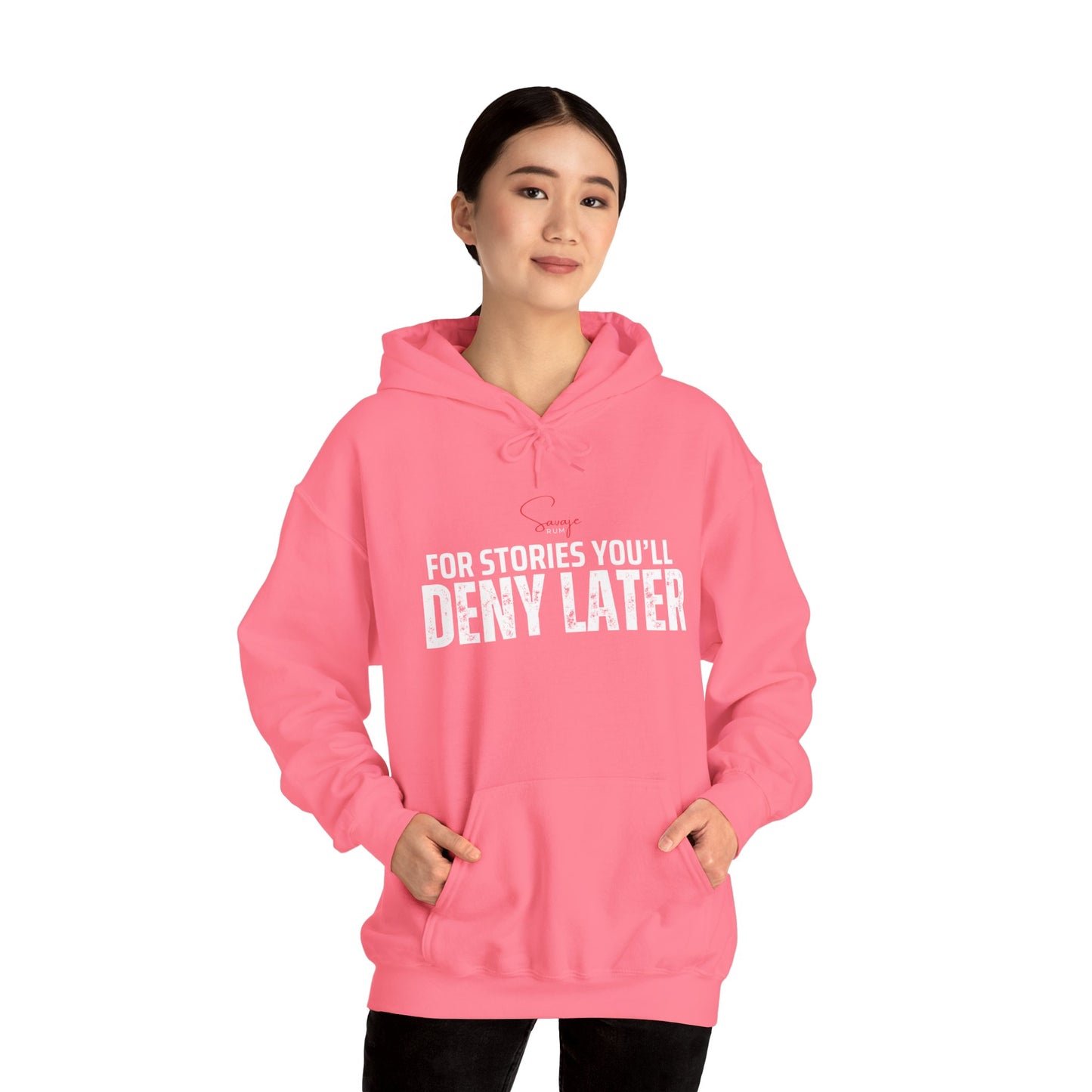 For Stories You'll Deny Later - Unisex Heavy Blend™ Hooded Sweatshirt