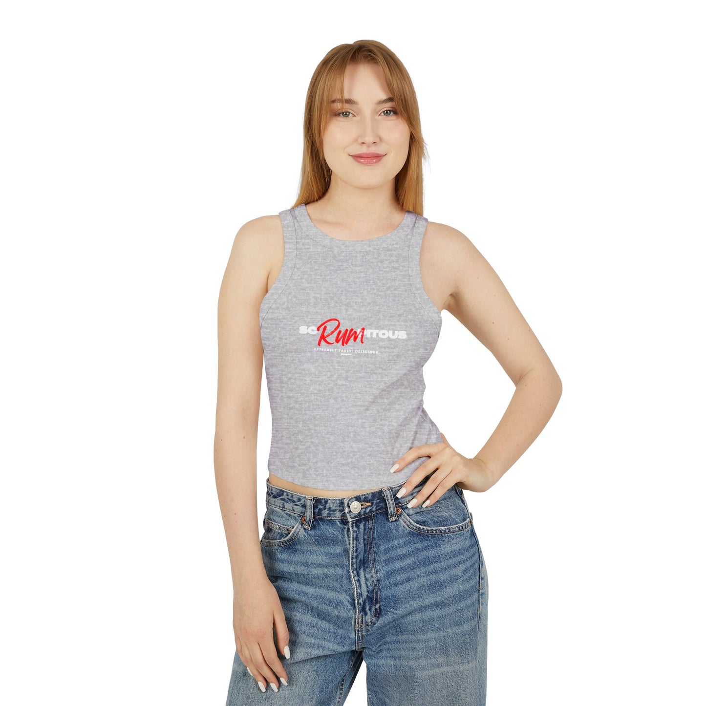 ScRUMptious - Women's Micro Rib Racer Tank Top