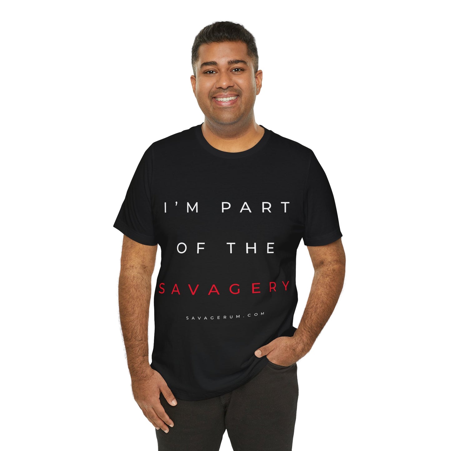 I'm Part of the Savagery - alternate - Unisex Jersey Short Sleeve Tee