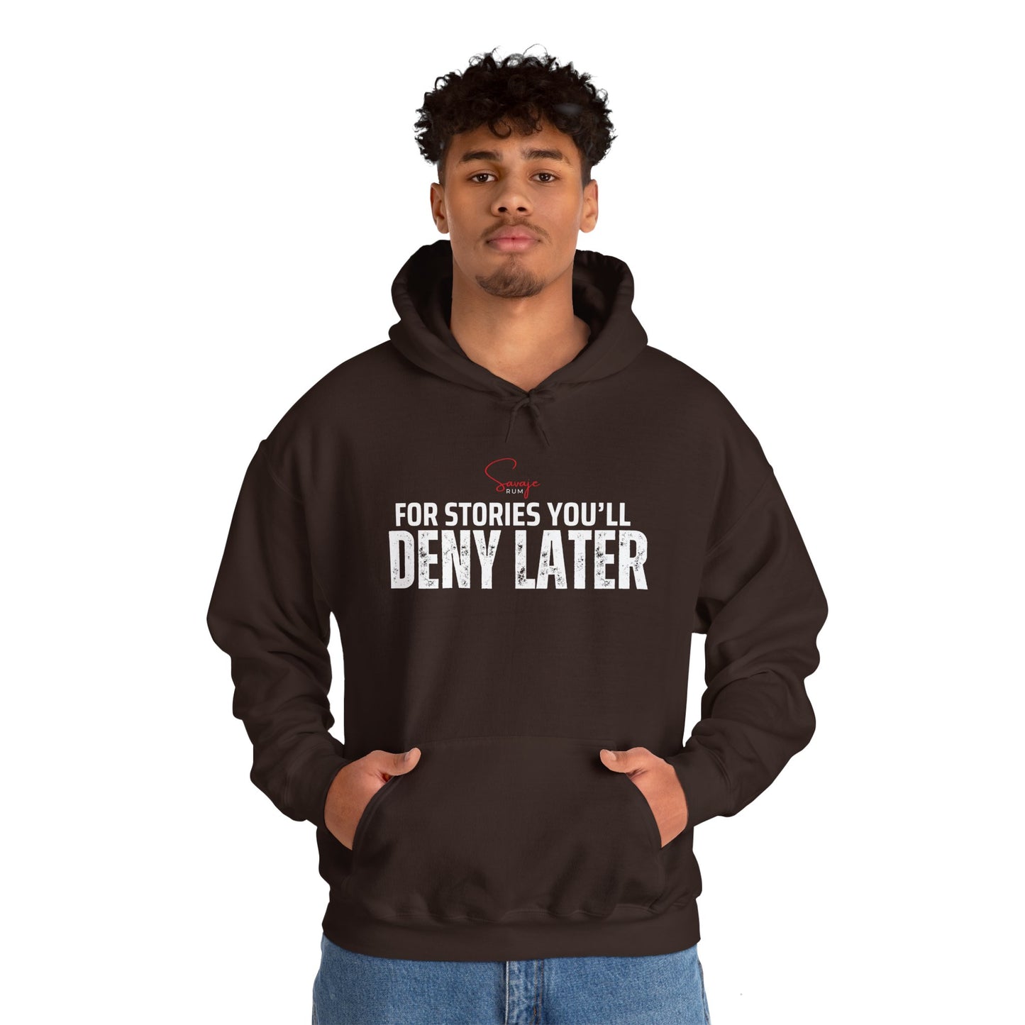 For Stories You'll Deny Later - Unisex Heavy Blend™ Hooded Sweatshirt