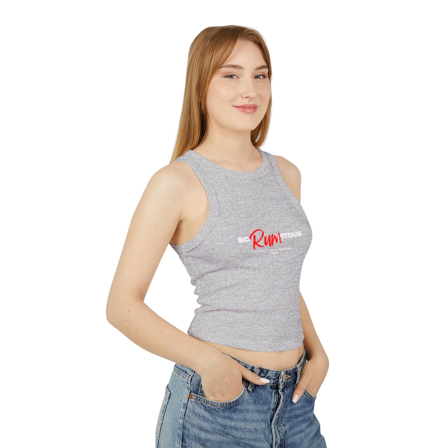 ScRUMptious - Women's Micro Rib Racer Tank Top