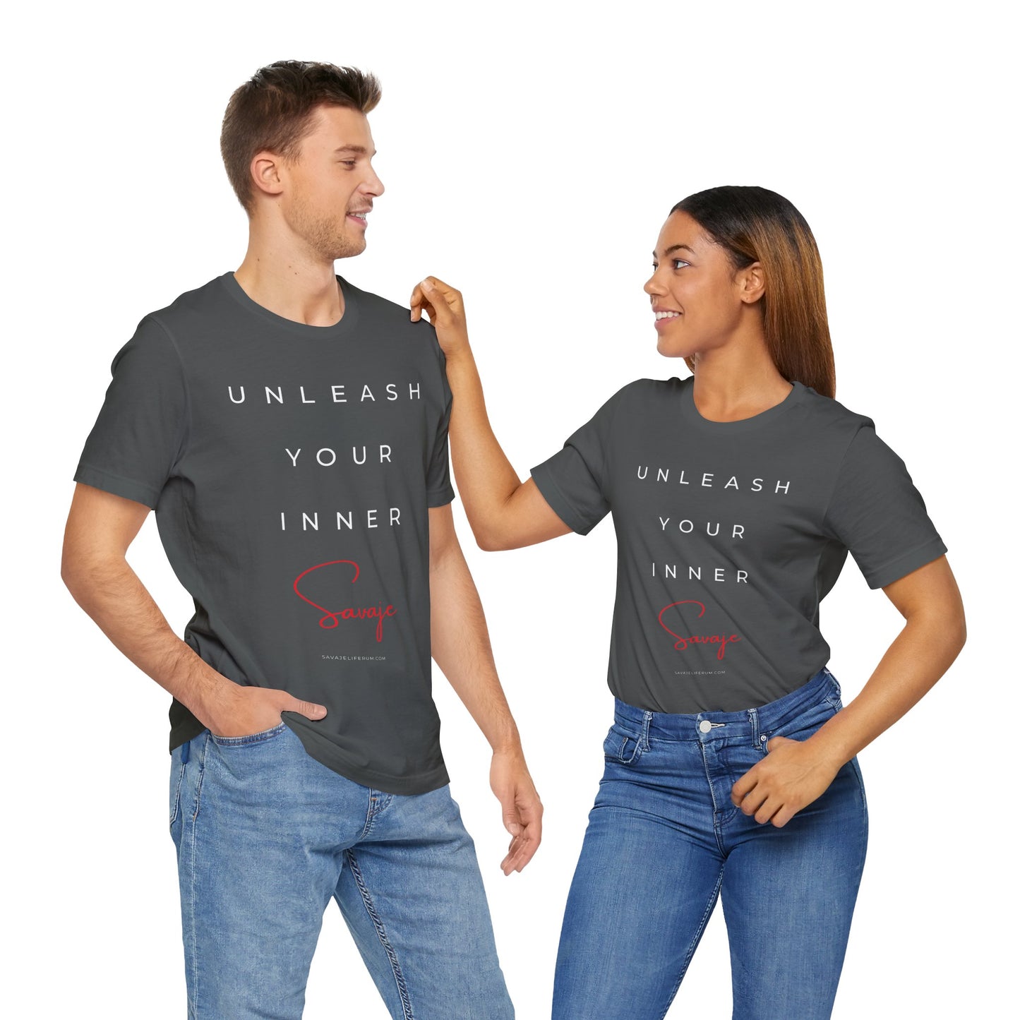 Unleash Your Inner Savage - Unisex Jersey Short Sleeve Tee