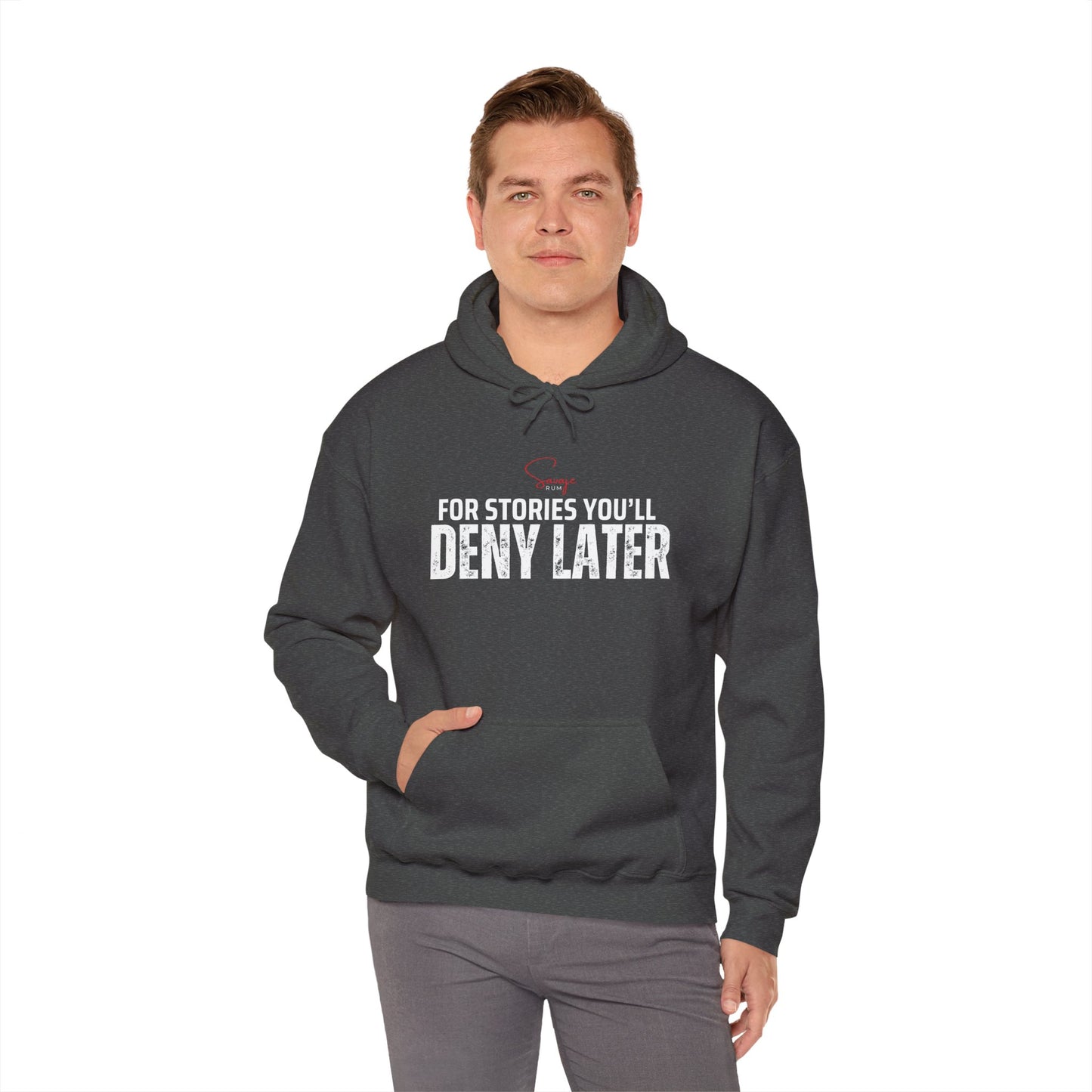 For Stories You'll Deny Later - Unisex Heavy Blend™ Hooded Sweatshirt