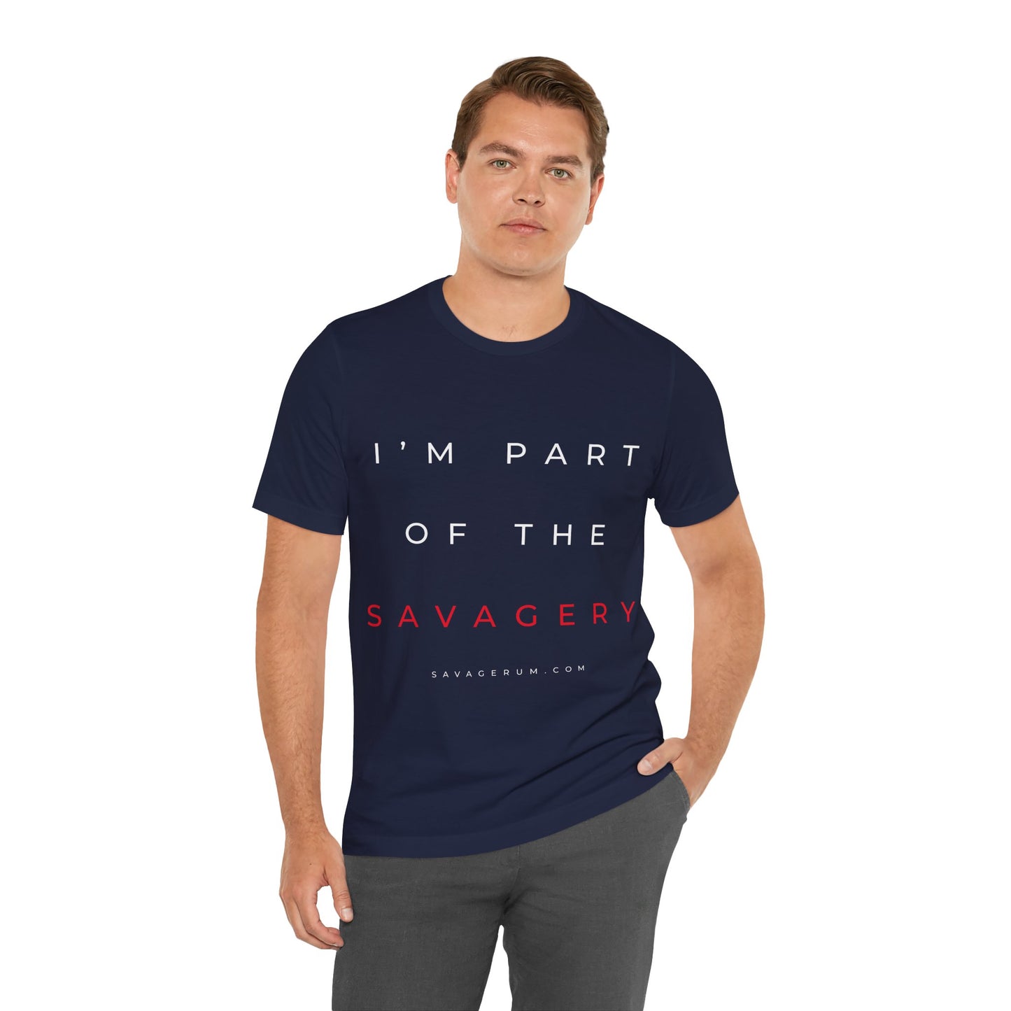 I'm Part of the Savagery - alternate - Unisex Jersey Short Sleeve Tee