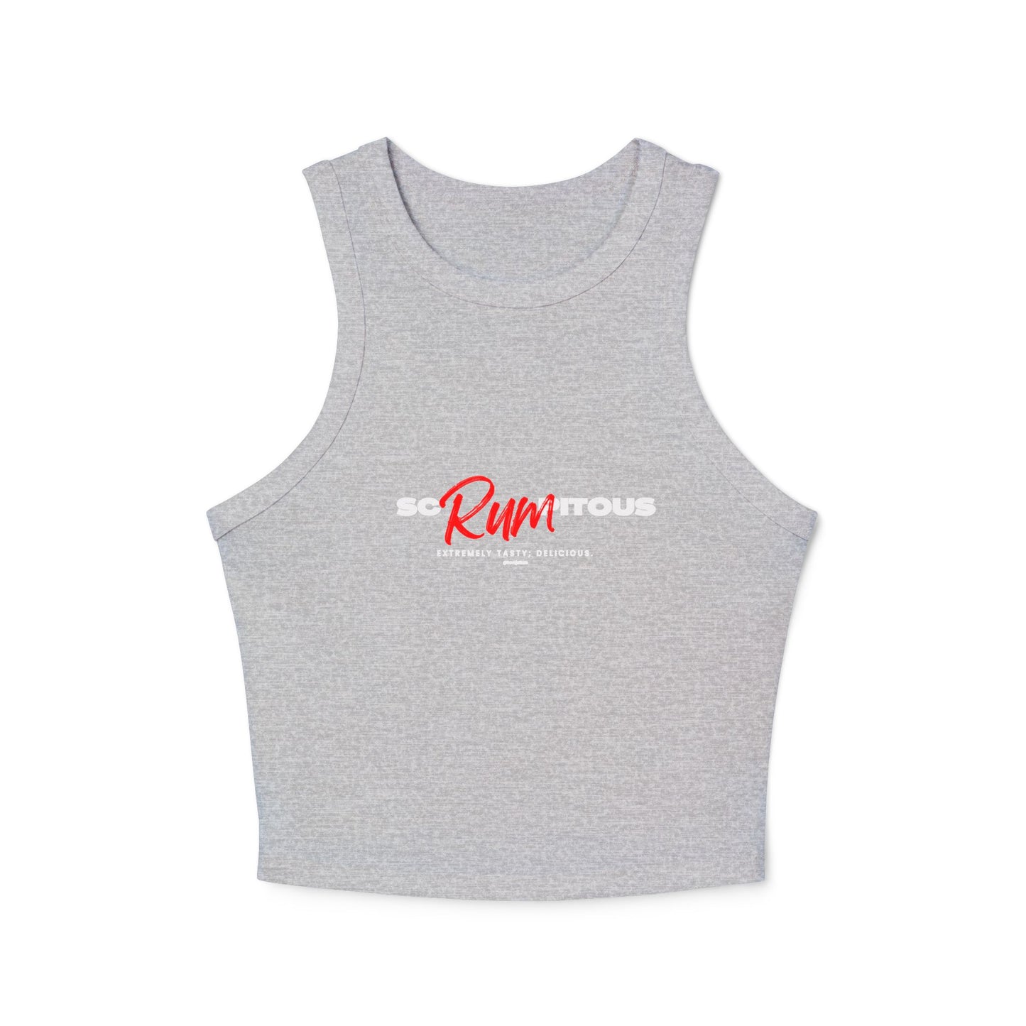 ScRUMptious - Women's Micro Rib Racer Tank Top