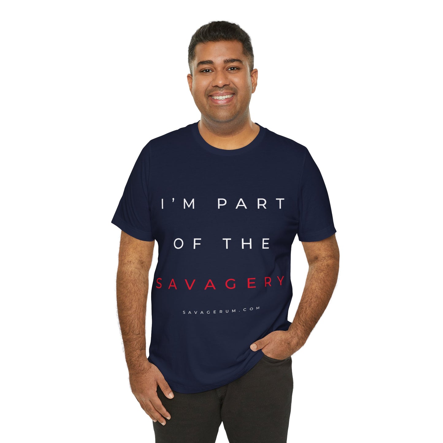 I'm Part of the Savagery - alternate - Unisex Jersey Short Sleeve Tee