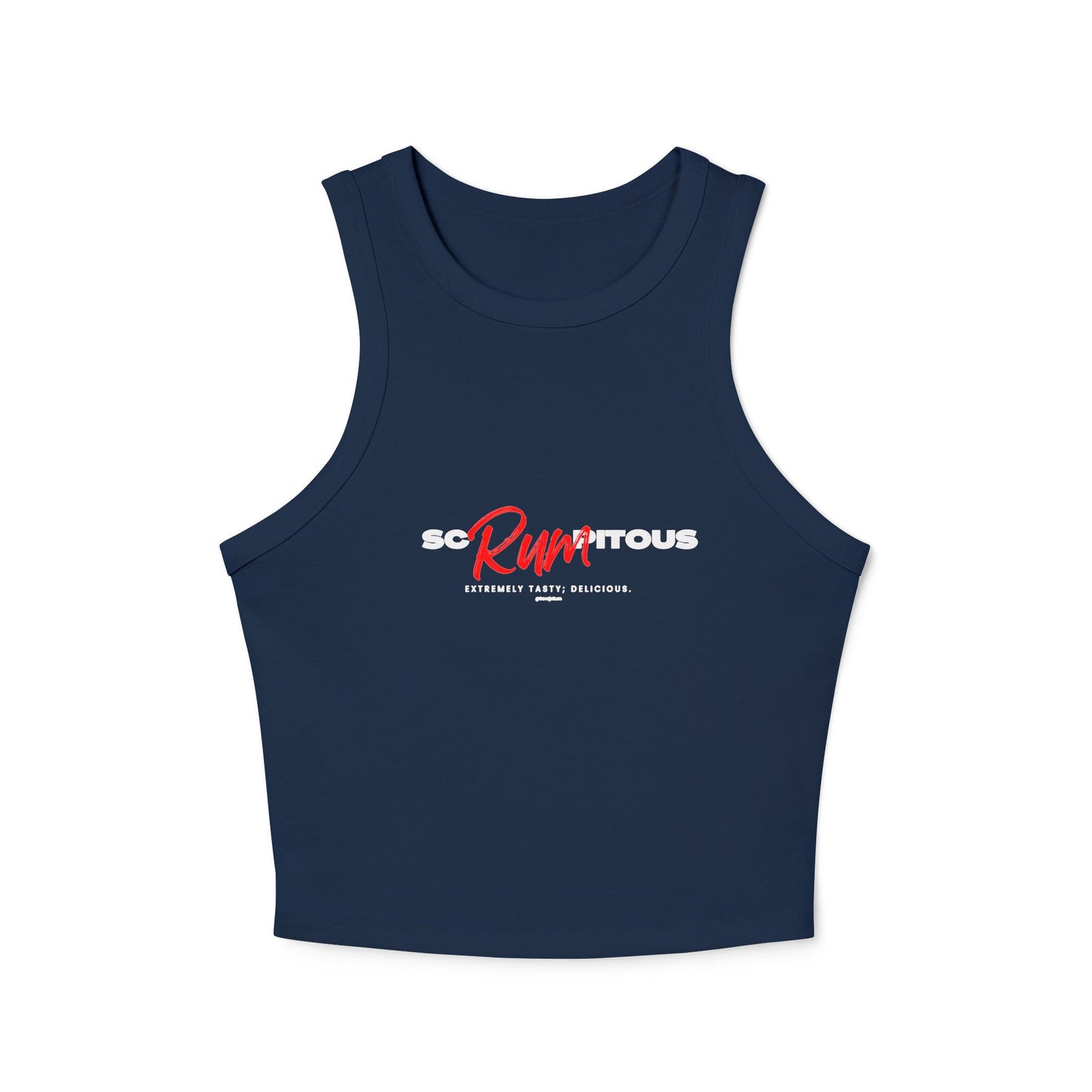 ScRUMptious - Women's Micro Rib Racer Tank Top