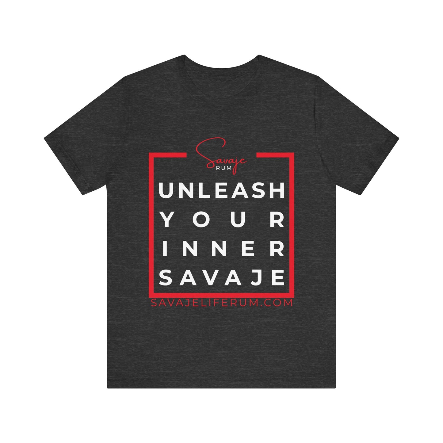 Unleash Your Inner Savage w/ Logo -  Unisex Jersey Short Sleeve Tee