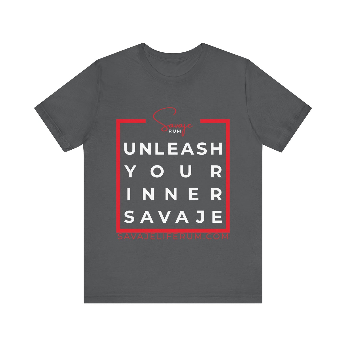 Unleash Your Inner Savage w/ Logo -  Unisex Jersey Short Sleeve Tee