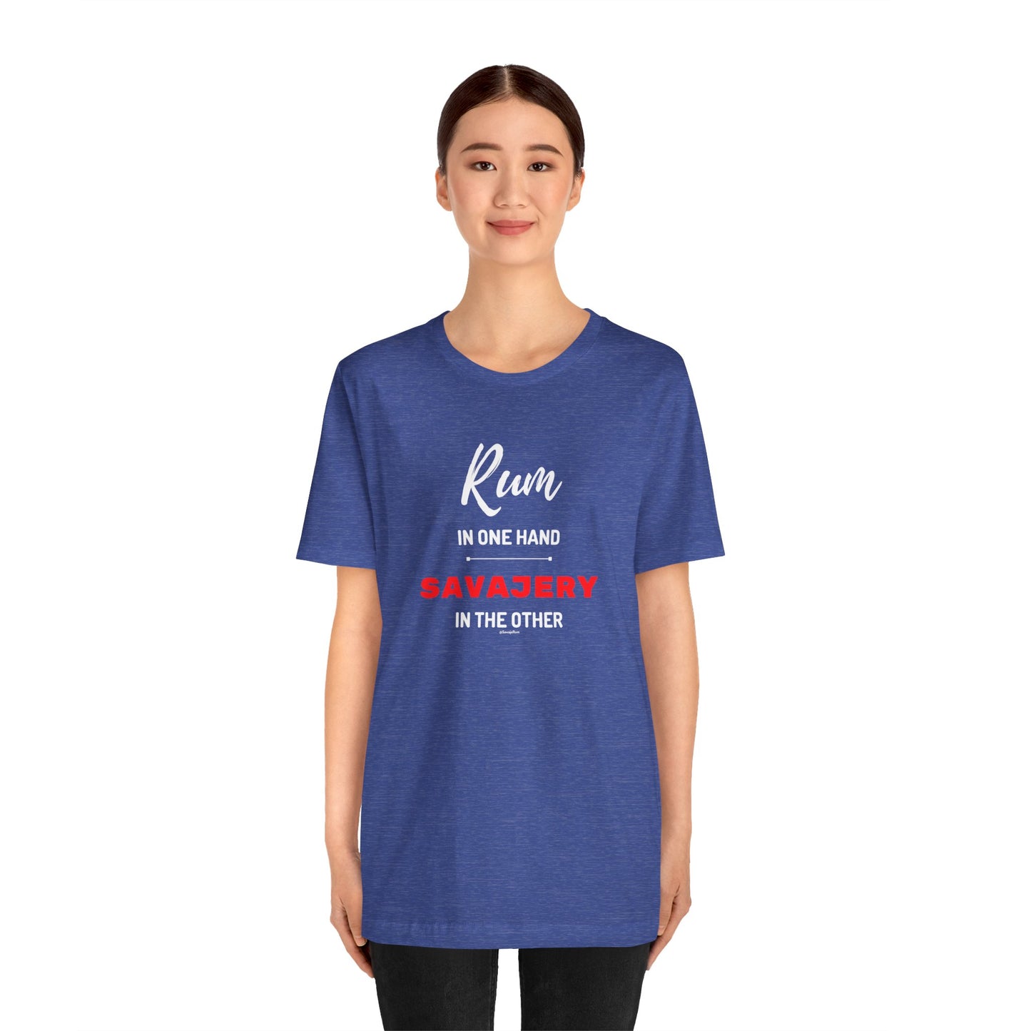 Savaje Rum 'Rum in One Hand, Savajery in the Other' T-Shirt