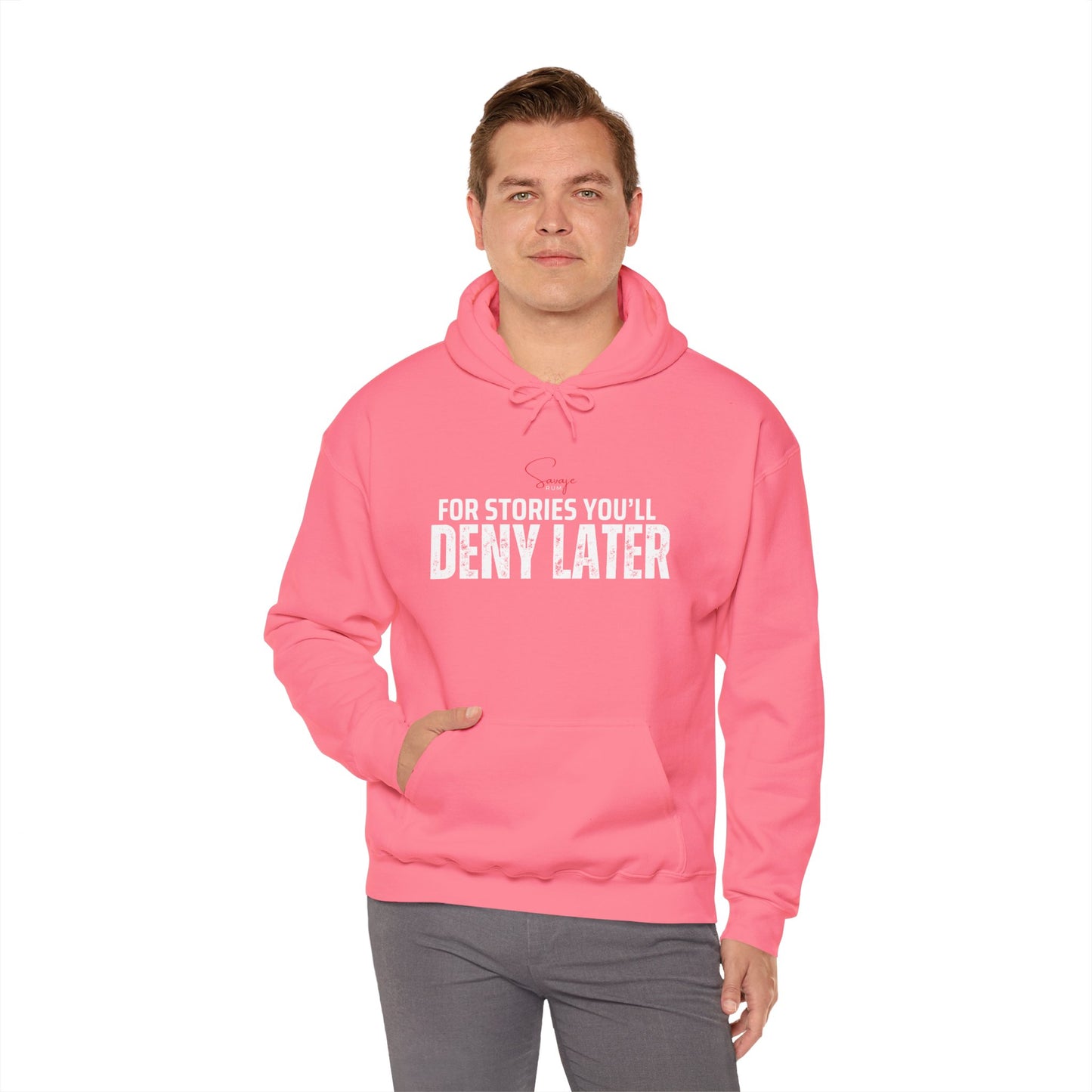 For Stories You'll Deny Later - Unisex Heavy Blend™ Hooded Sweatshirt