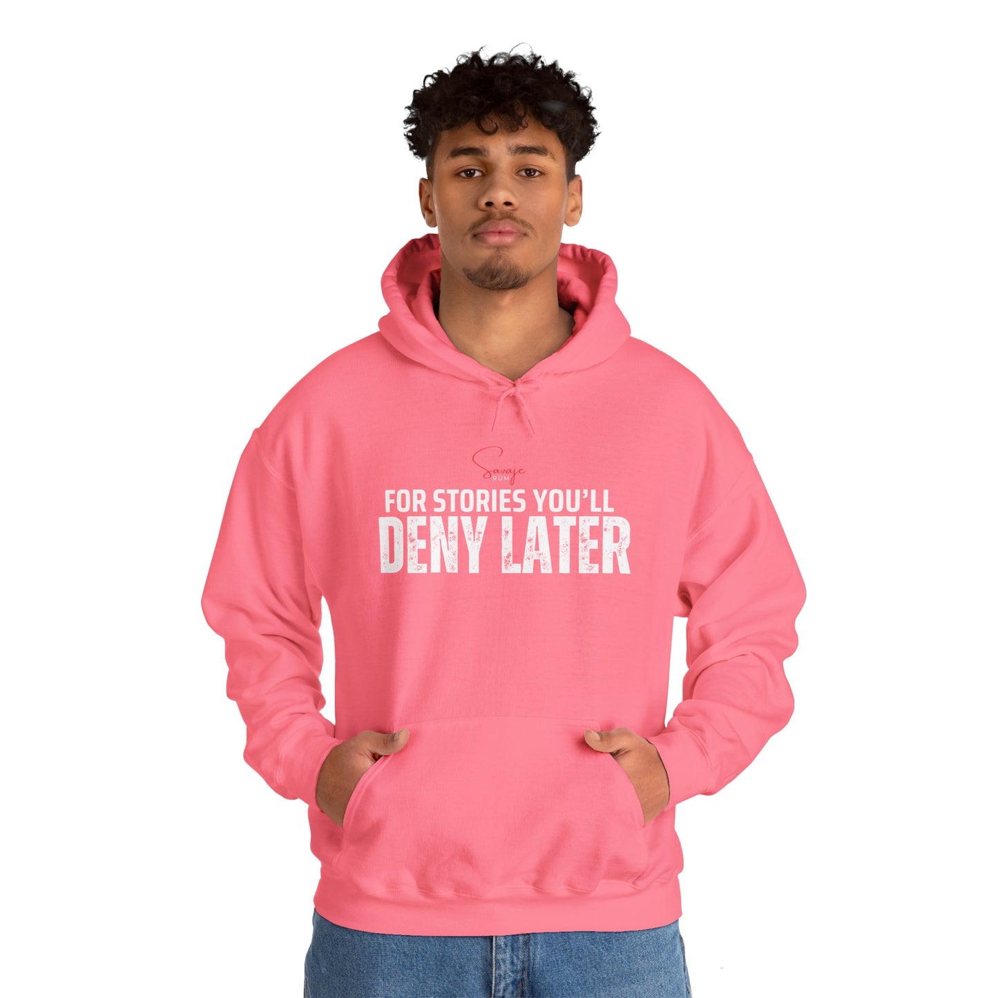 For Stories You'll Deny Later - Unisex Heavy Blend™ Hooded Sweatshirt